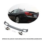 Rear Diffuser Bumper Lip ++ Exhaust MufflerTip for BMW 7 2010-2012