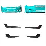 Audi S4 A4 S Line B9 Sedan 2017-2020 Front Bumper Vents Dry Carbon Fiber