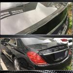 Mercedes Benz S Class W222 2014-2020 Rear Trunk Spoiler Carbon Fiber