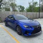 Lexus RCF RC-F Base Coupe 2-Door 2015-2018 Front Bumper Lip Carbon Fiber