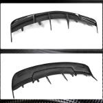 Tesla Model S Sedan 2012-2015 Rear Bumper Diffuser Carbon Fiber/FRP