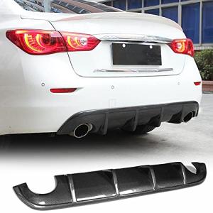 Carbon Fiber Rear Diffuser for Infiniti Q50 2014-2017 Rear Lower
