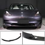 Tesla Model 3 2016-2022 Front Bumper Lip Carbon Fiber