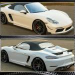 Porsche 718 (982) Boxster Cayman 2016-2019 Side Skirts Carbon Fiber