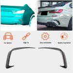 BMW 3 Series G20 2019-2022 Rear Bumper Splitters Dry Carbon Fiber