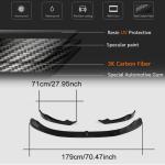 BMW F80 M3 F82 F83 M4 2014-2019 Front Bumper Lip Carbon Fiber