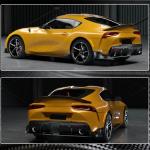 Toyota GR Supra J29 MK5 A90 A91 2020-2023 Rear Trunk Spoiler Carbon Fiber