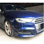Audi S3 A3 8V Sline Sedan Facelift 2017-2020 Front Bumper Vents Carbon Fiber