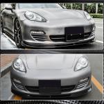 Porsche Panamera 970 Standard Pre-facelift 2010-2013 Front Bumper Lip Carbon Fiber