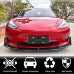 Tesla Model 3 2016-2022 Front Bumper Lip Carbon Fiber