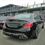Mercedes Benz C Class W205 C250 C300 C63 AMG 2015-2021 Carbon Fiber Rear Bumper Diffuser