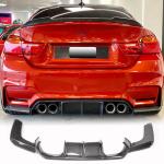 Bumpers For Automobiles BMW F80 M3 F82 F83 M4 2014-2020 Rear Bumper Diffuser Lip Carbon Fiber