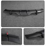 Carbon Fiber Rear Diffuser Fits for Tesla Model S Plaid 2021-2024 Sedan 4 Door Air Dam Lower Bumper Lip Spoiler Valance Protector Lip Bumper Diffuser Factory Outlet