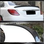 Mercedes Benz C-Class W205 2015-2021 Rear Trunk Spoiler Carbon Fiber