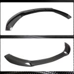 Mercedes Benz W205 C205 A205 Sport C43 AMG 2015-2018 Front Bumper Lip Carbon Fiber
