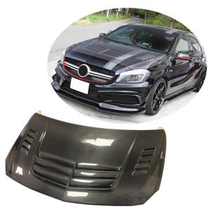 Mercedes Benz W176 Hatchback 2013-2018 Engine Bonnet Hood Cover Carbon Fiber