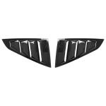 Ford Mustang S650 2024 2025 Rear Triangular Window Scoop Louver Fender Vents Dry Carbon Fiber