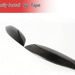 Carbon Fiber Car Front Headlamps Eyelids Headlight Eyebrows 2005-2009