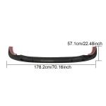 Audi RS3 8Y Sedan Dry Carbon Fiber Front Bumper Lip 2022–2023