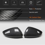 Audi A3 Sline S3 RS3 8Y Sedan 2021UP Mirror Cover Caps LHD Carbon Fiber