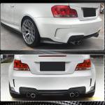 BMW 1 Series E82 1M 2011-2018 Rear Bumper Splitters Carbon Fiber
