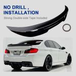Trunk Spoiler Compatible with 2010-2016 BMW 5 Series F10 and M5 F10 Car Rear Boot Lid Highkick Wing Lip Factory Outlet