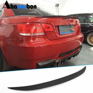BMW 3 Series E93 M3 Convertible 2007-2013 Rear Trunk Spoiler Carbon Fiber