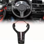 BMW 3 Series F80 M3 Sedan 4 Series F82 M4 Coupe & F83 M4 Convertible 15-19 Steering Wheel Covers Carbon Fiber