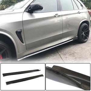 BMW X5M F85 X6M F86 2015-2018 Carbon Fiber Side Skirts Door Rocker Panels Extension Lip