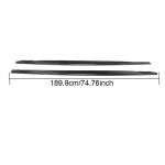 Volkswagen VW Golf 8 MK8 R 2021UP Side Skirts Carbon Fiber
