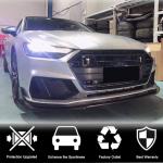 Audi S7 A7 Sline C8 Sportback 2019-2021 Front Bumper Lip Carbon Fiber/FRP