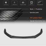 Volkswagen VW Golf 6 MK6 R/R20 2010-2013 Front Bumper Lip Carbon Fiber