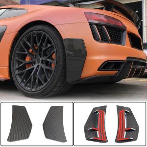Audi R8 V10 Gen 2 4S 2016-2019 Rear Bumper Splitters Carbon Fiber