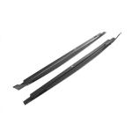 2020–2021 Audi S5 Sportback B9.5 Carbon Fiber Side Skirt Extensions with Rear Fins