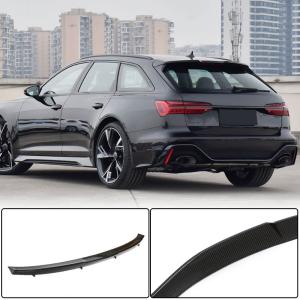 Audi RS6 C8 Avant 2019-2022 Rear Trunk Spoiler Dry Carbon Fiber
