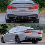BMW 5 Series G30 G38 2017-2023 Rear Trunk Spoiler Dry Carbon Fiber