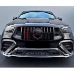 Mercedes Benz GLE Class W167 C167 GLE63 AMG 2021-2023 Front Grille Carbon Fiber