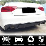 Carbon Fiber Rear Bumper Diffuser for Audi S5 A5 Sline B8.5 Facelift 2012-2016