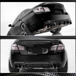 BMW 5 Series F10 M Sport 2012-2016 Rear Bumper Diffuser Carbon Fiber