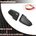 Carbon Fiber Mirror Cover Caps Fit for Toyota Supra 2018-2020 for BMW X1 F48 2016-2019 Z4 G29 2018-2020 dd on Style Side Rearview Mirror Cover Caps Exterior Shell