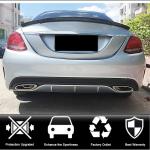 Mercedes Benz C-Class W205 2015-2019 Rear Trunk Spoiler Carbon Fiber