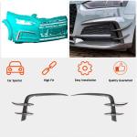 Audi S5 A5 Sline B9 2017-2020 Front Bumper Splitters Carbon Fiber