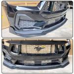 Front Bumper Lip Fits for Ford Mustang Coupe Dark Horse/Dark Horse Premium/EcoBoost/GT 2024-2025 for Mustang Convertible EcoBoost/GT Front Chin Spoiler Splitter Protector PU Factory Outlet