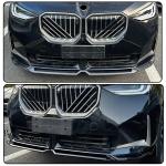 Gloss Black Front Lip Spoiler Compatible with BMW X3 G45 2025+ Sport Utility 4-Door ABS Car Front Bumper Lower Spoiler Lip Splitter Body Kit Trim Protection 4PCS