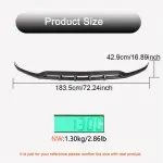 Mercedes Benz X253 GLC300 GLC300e Sport 2020UP Front Bumper Lip Carbon Fiber