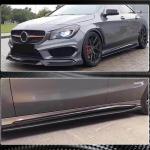 Mercedes Benz W176 (W117) C117 AMG Hatchback 2013-2018 Side Skirts Carbon Fiber