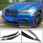 BMW X6 E71 X6M 2008-2014 Headlight Eyebrows Lamp Eyelids Carbon Fiber