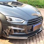 Audi A5 S5 B9 S Line Carbon Fiber Front Bumper Lip 2017–2020