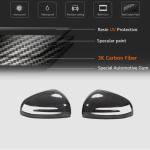 Mercedes Benz AMG GT SLK R172 SLC SL Mirror Covers Pair Dry Carbon Fiber