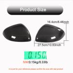 Mercedes Benz W206 W223 Sedan 4-Door 2022 2023 Mirror Covers LHD Pair Replacement Dry Carbon Fiber